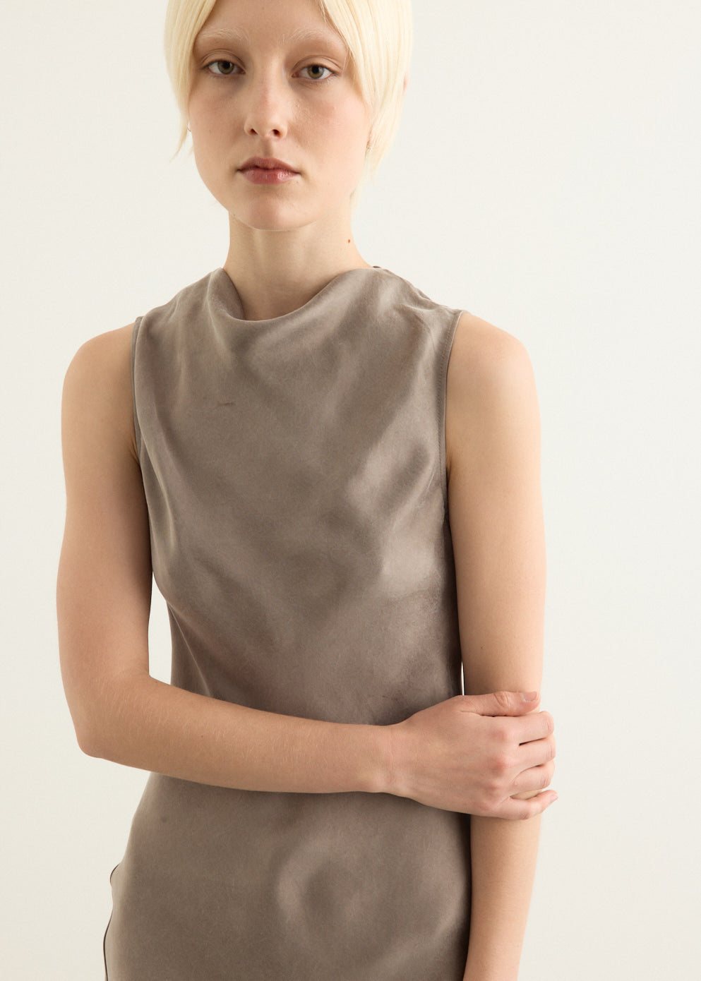 Infinity Cowl Neck Dress