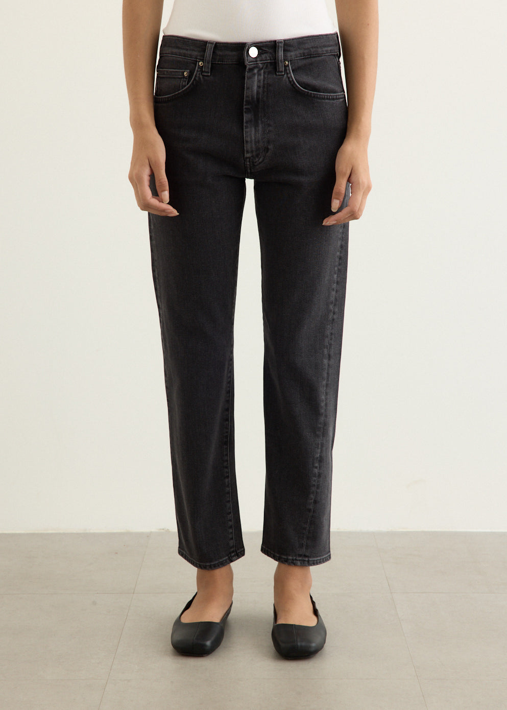 Twisted Seam Denim Jeans