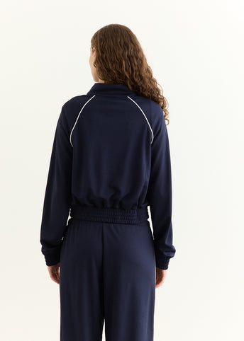 Serif Logo Retro Track Jacket