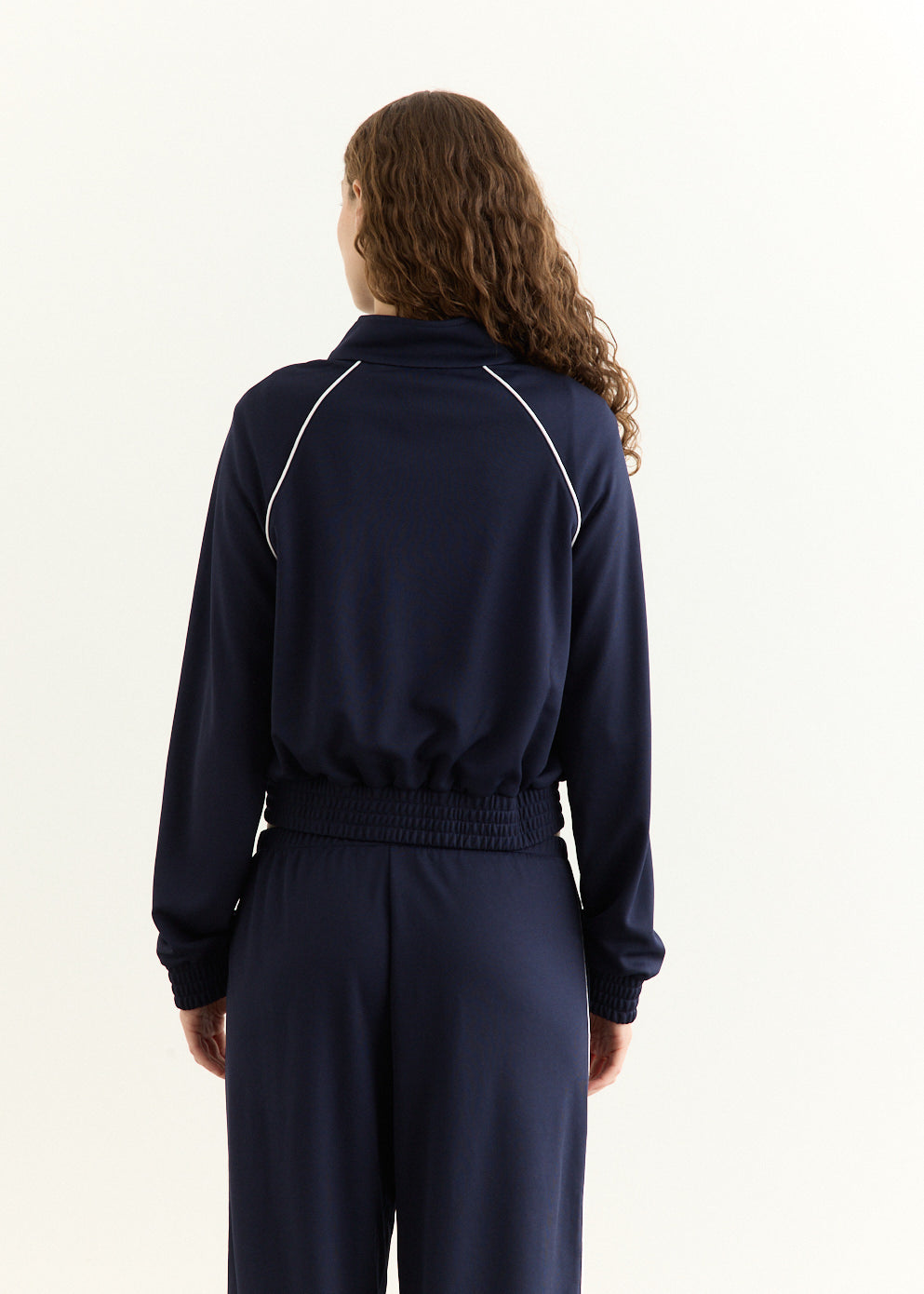 Serif Logo Retro Track Jacket