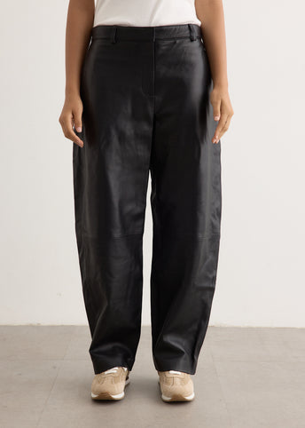 Leather Balloon Pants