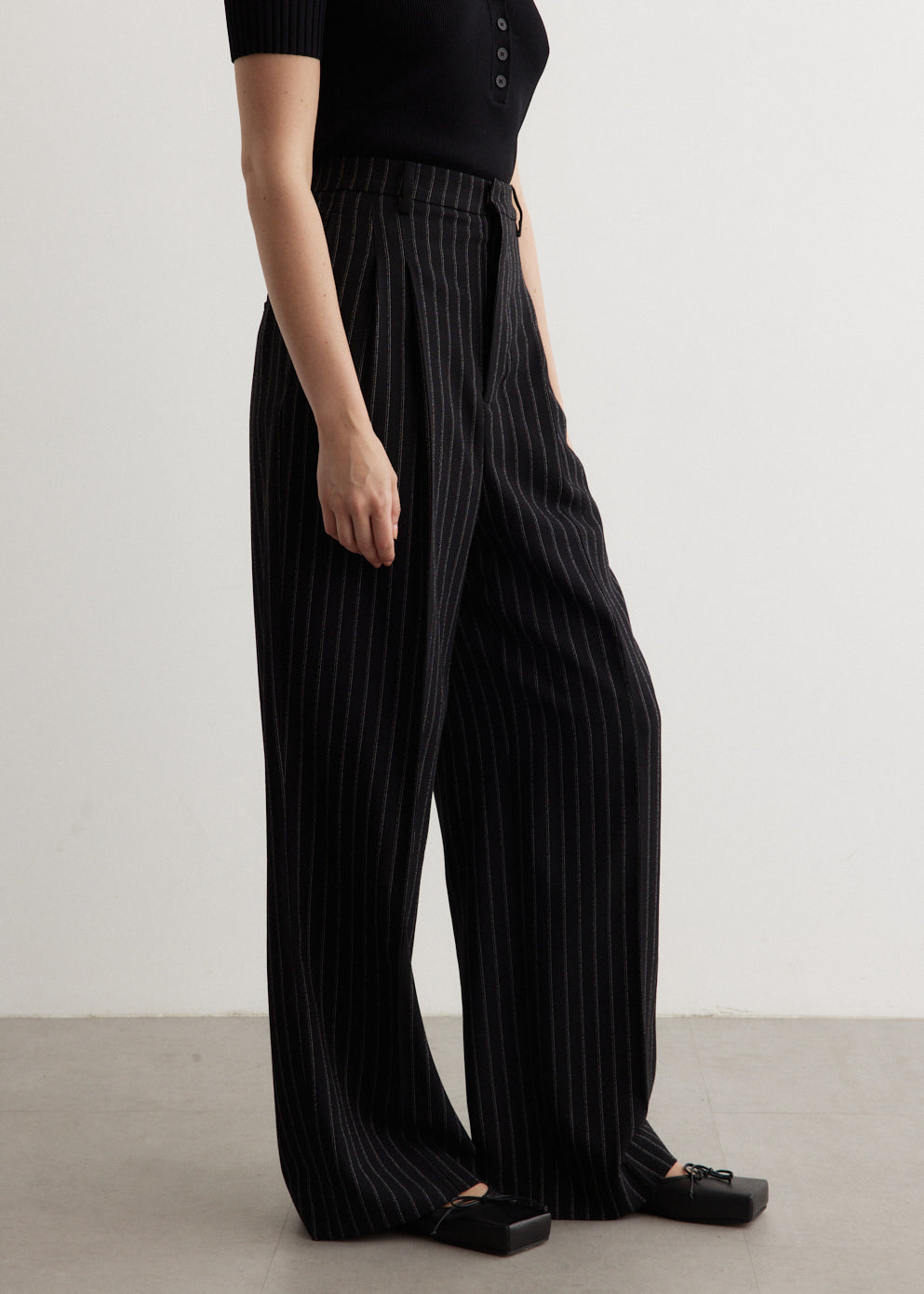 High Waist Large Trousers