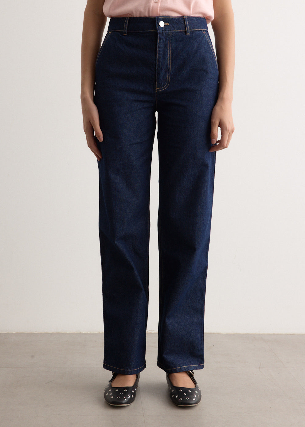Straight Denim Jeans