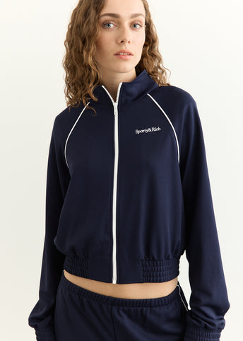 Serif Logo Retro Track Jacket