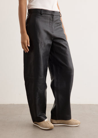 Leather Balloon Pants