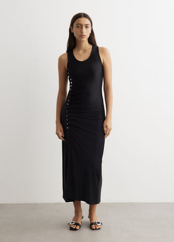 Sleeveless Robe Dress