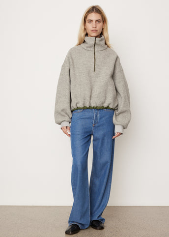 Woollen Popover Jacket