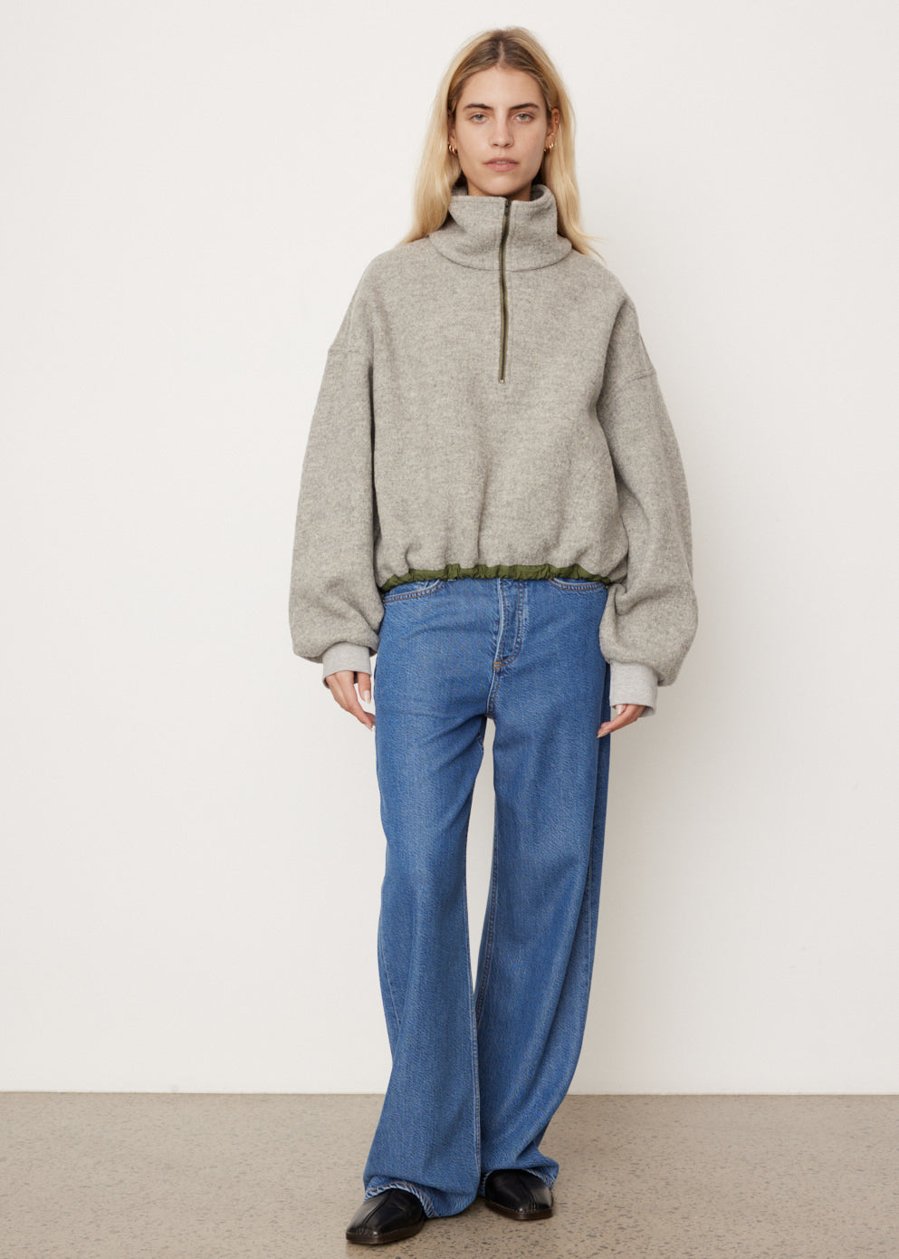 Woollen Popover Jacket