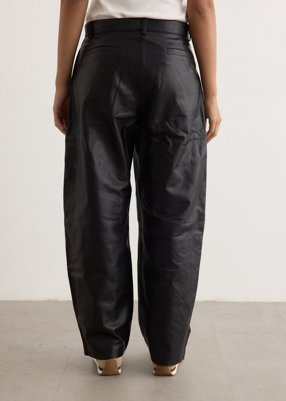 Leather Balloon Pants