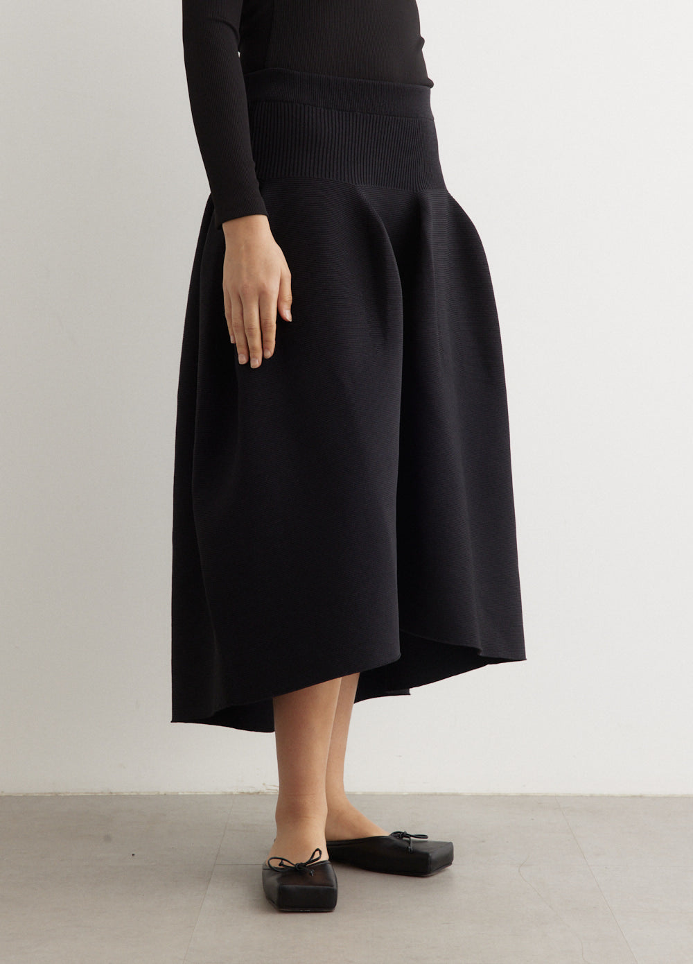 Pottery Glitter Rounded Hem Skirt