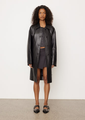 Leather Coat