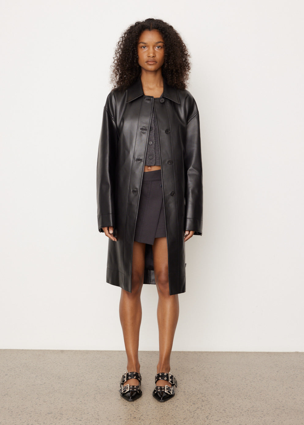 Leather Coat