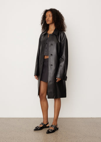 Leather Coat