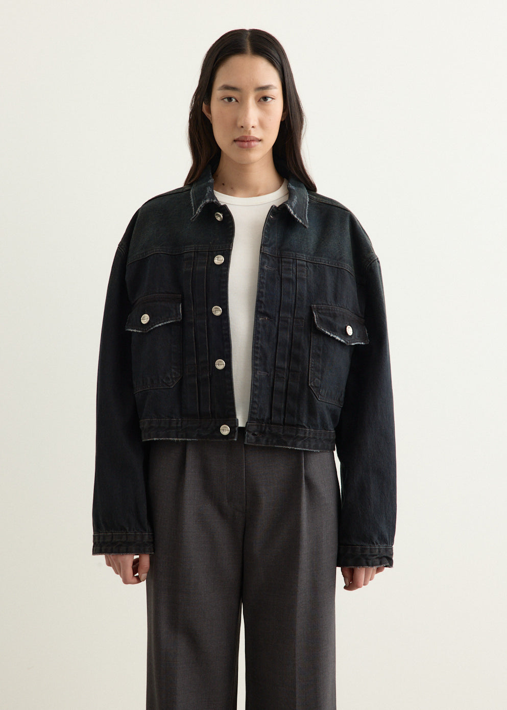 x 17end Short Trucker Jacket