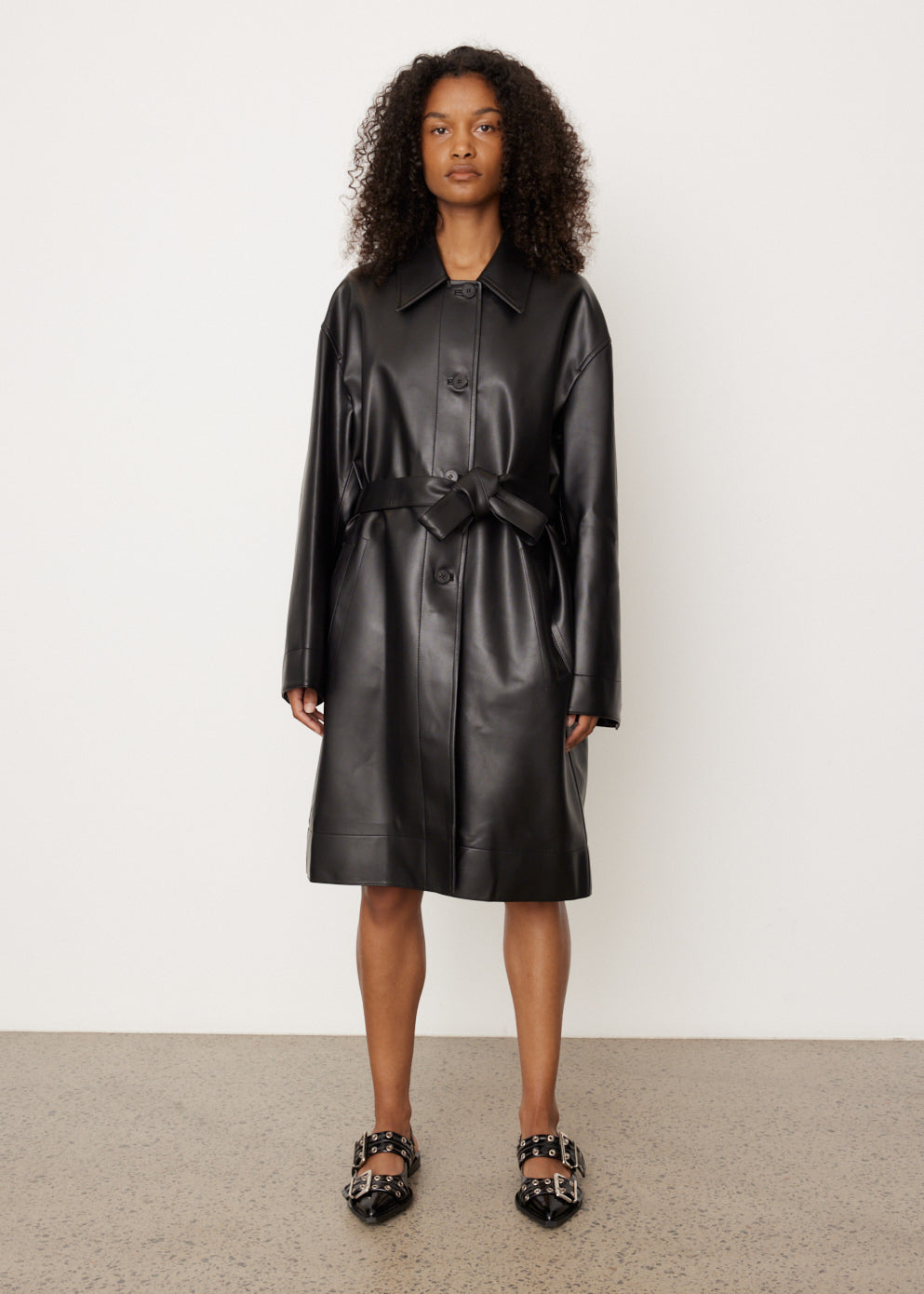 Leather Coat