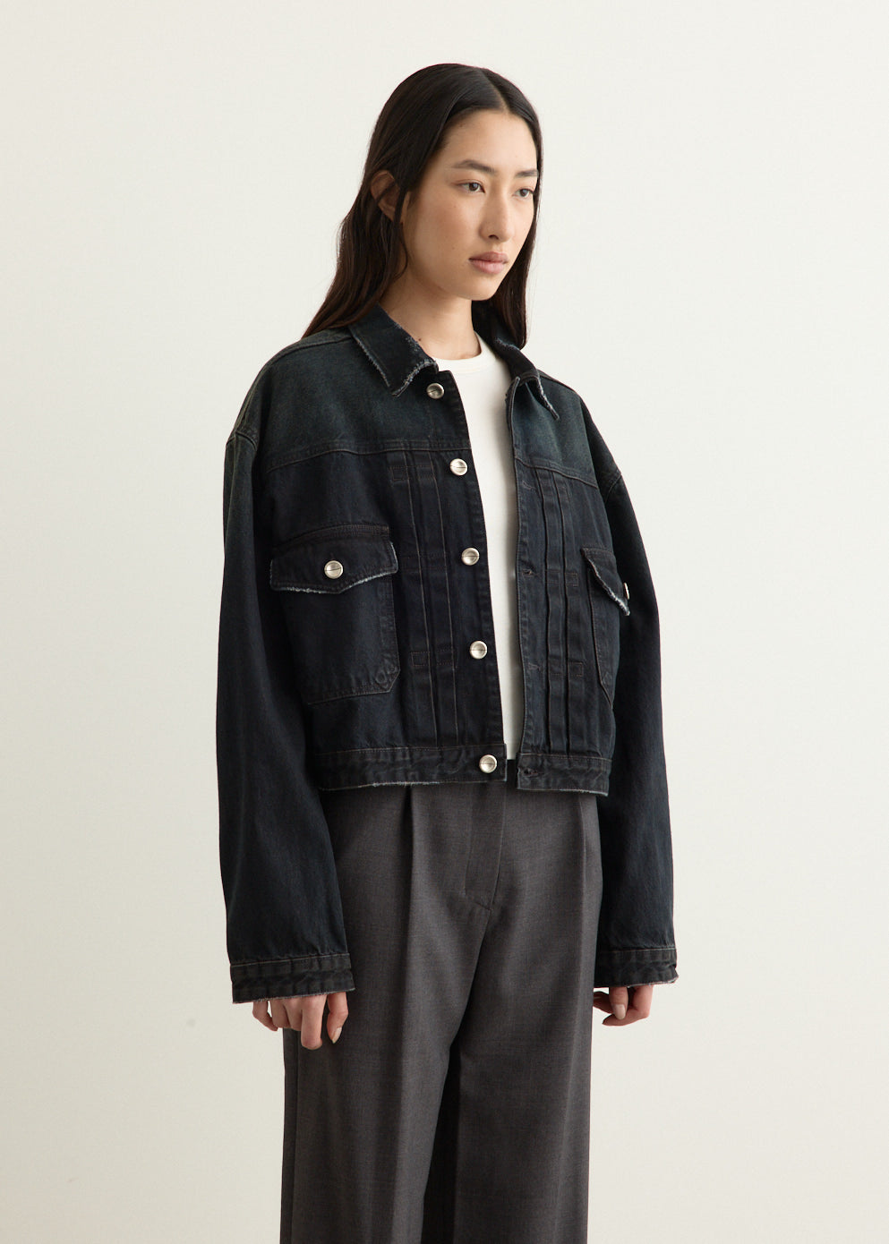 x 17end Short Trucker Jacket