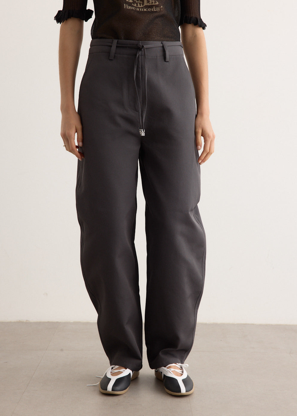 Heavy Twill Curved Pants
