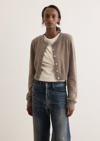 Fluffy Mohair Cardigan