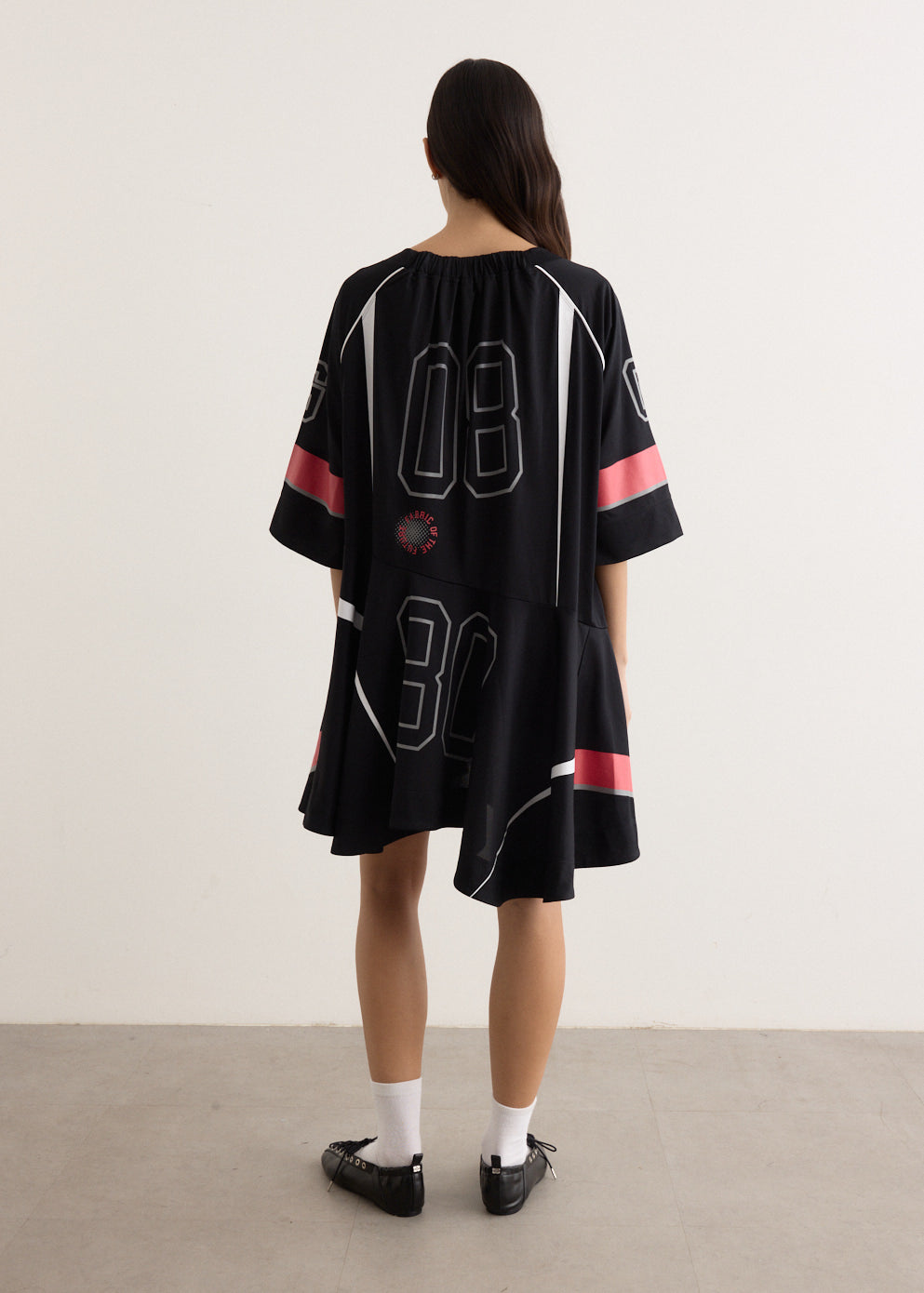 Future Mesh Oversized Mini Dress