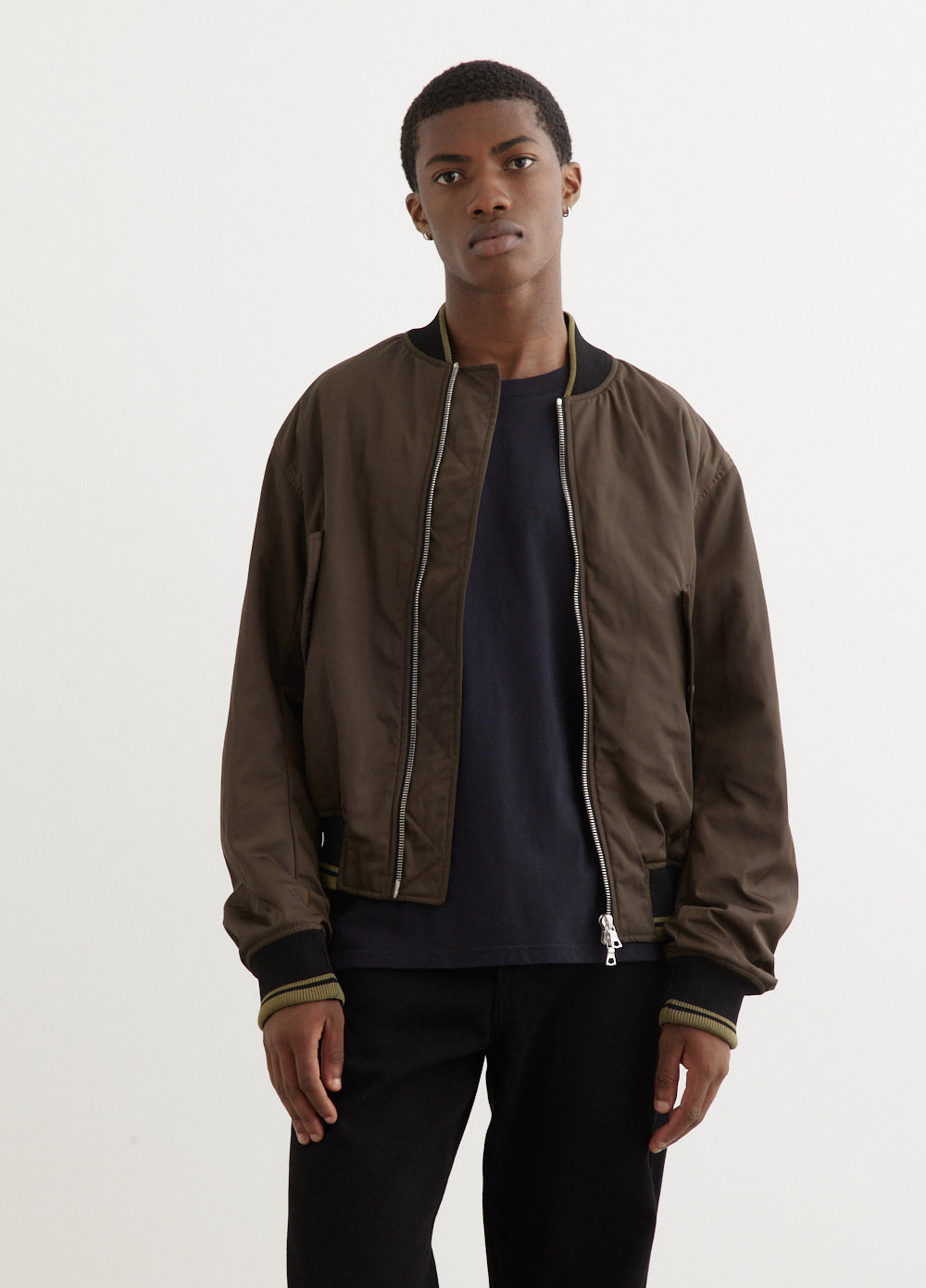 Vellow Water Repellent Bomber Jacket