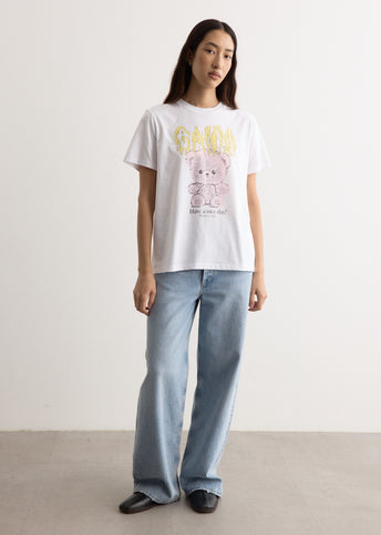 Basic Jersey Teddy Relaxed T-shirt
