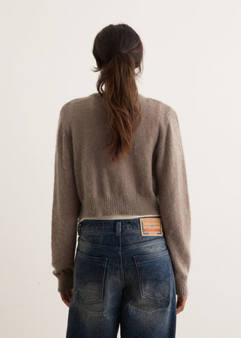 Fluffy Mohair Cardigan