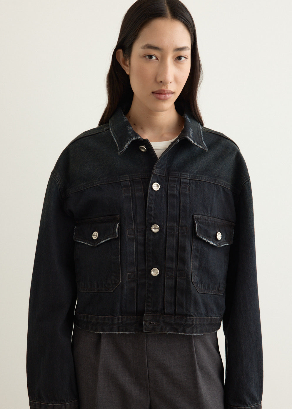 x 17end Short Trucker Jacket