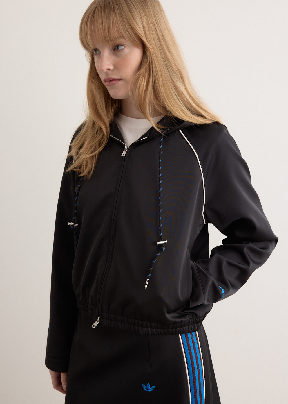 x Wales Bonner Satin Hood Track Top