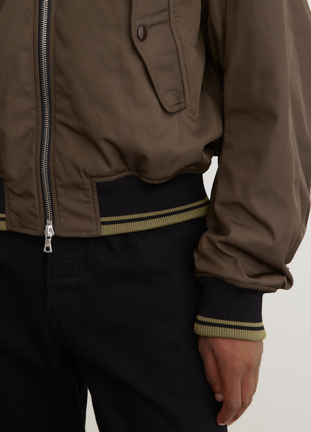 Vellow Water Repellent Bomber Jacket