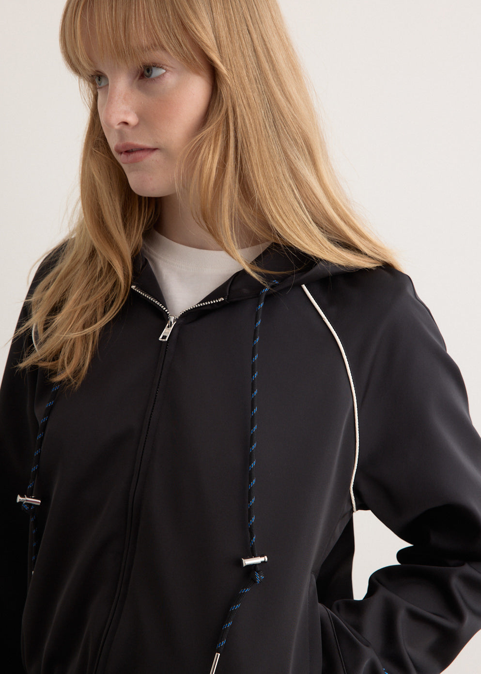 x Wales Bonner Satin Hood Track Top