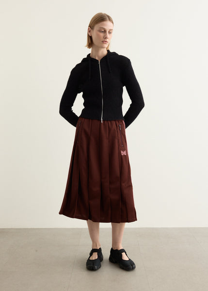 スカート NEEDLES/Pleated Track Skirt-Poly Smooth womens-incu-305_7782c22a-c288-