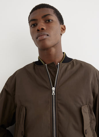 Vellow Water Repellent Bomber Jacket