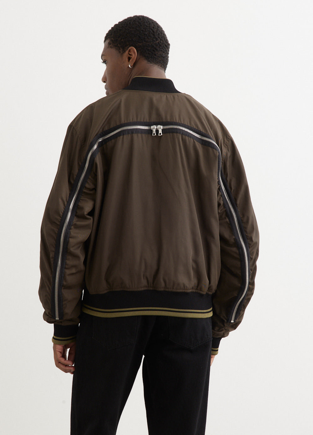 Vellow Water Repellent Bomber Jacket