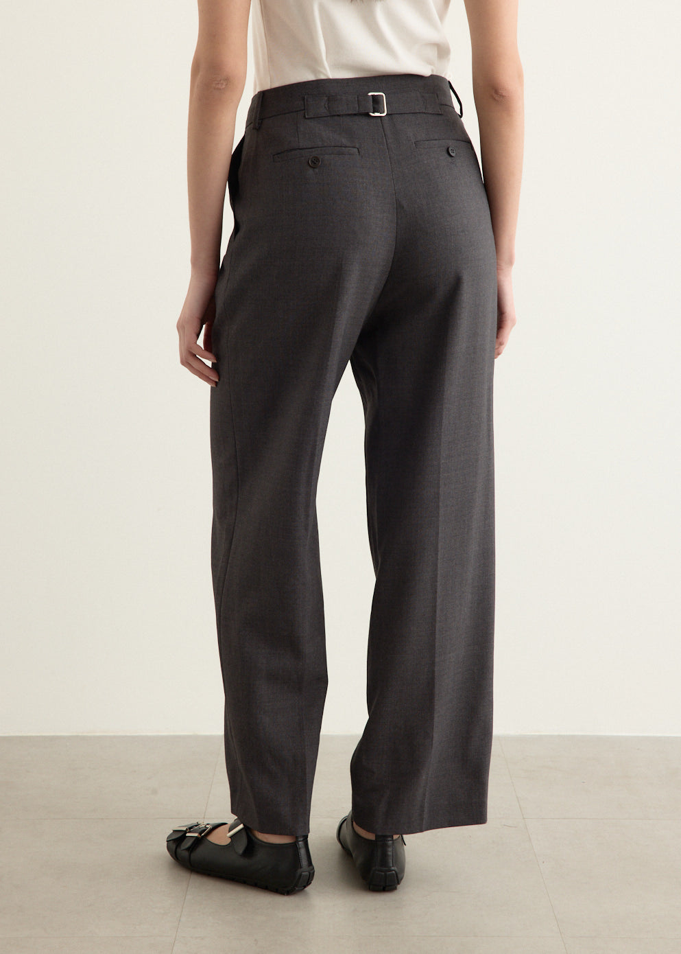 Belted Point Trousers