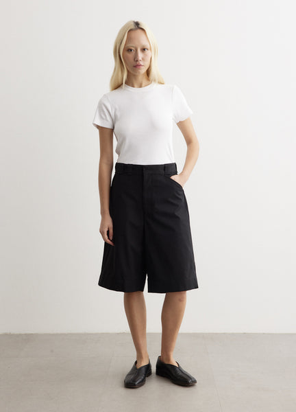 ショートパンツ LEMAIRE Women Shorts  Burmudas PA1184 LF1350 BK999 Black Uniqlo & Lemaire Women's Shorts W 29 in Black 100% Cotton