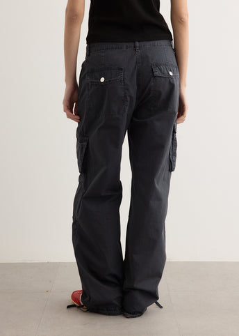 Washed Cotton Twill Pants
