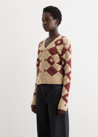 Kwanny Argyle Cardigan
