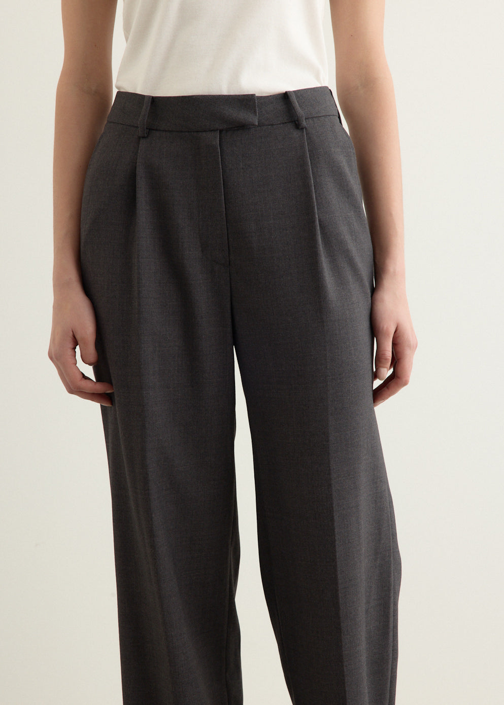 Belted Point Trousers