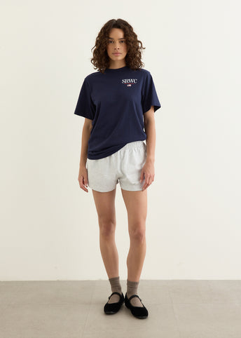 Nautical Embroidered Disco Shorts