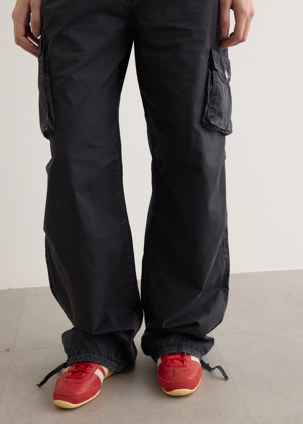 Washed Cotton Twill Pants