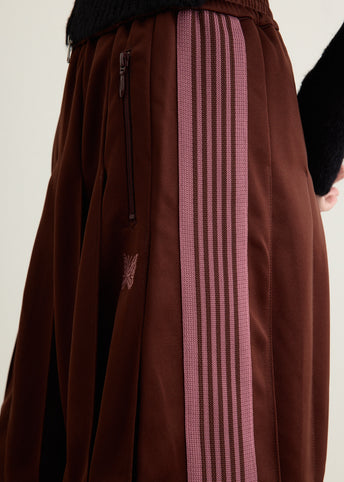 Poly Smooth Pleated Track Skirt