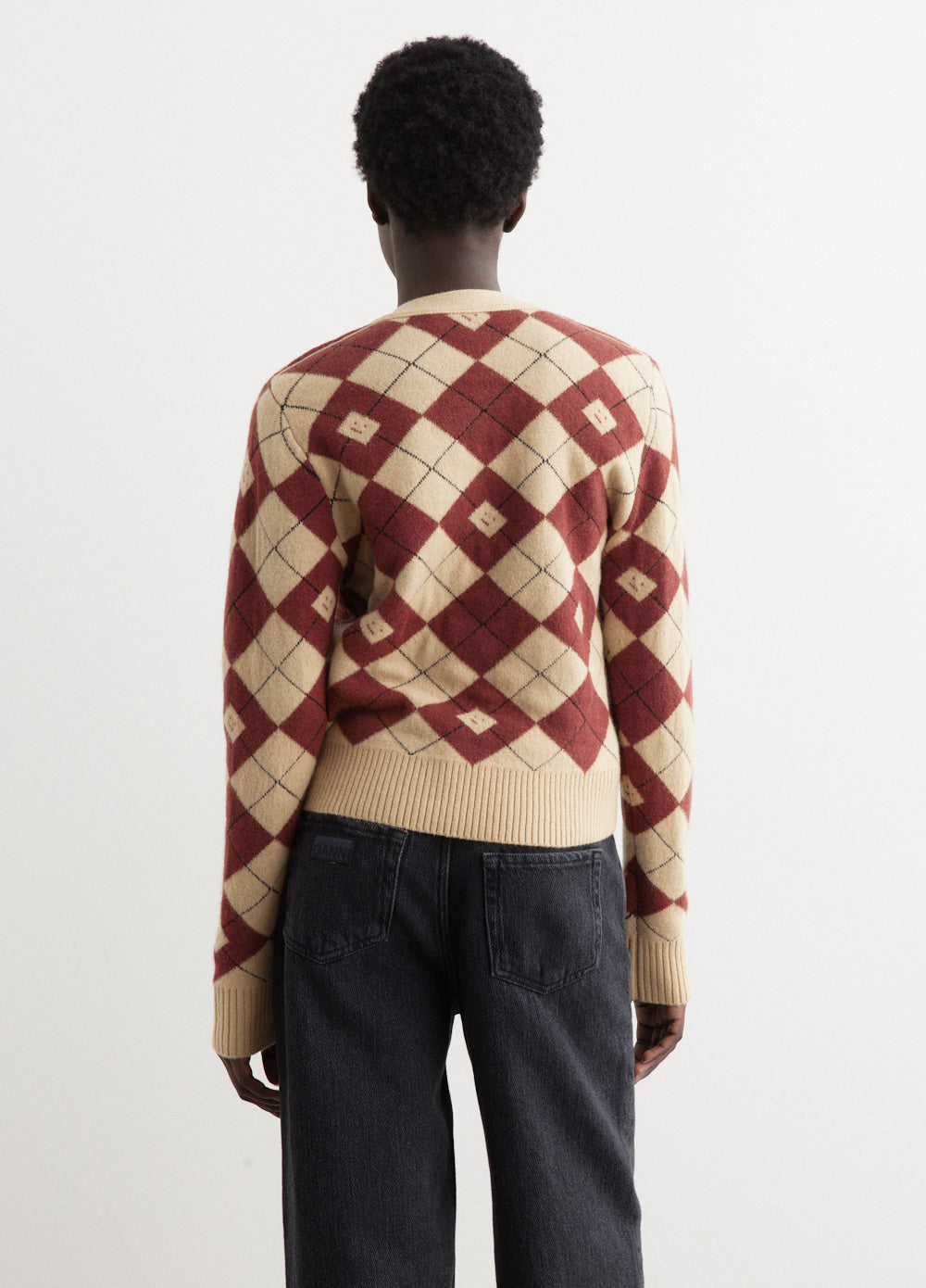 Kwanny Argyle Cardigan