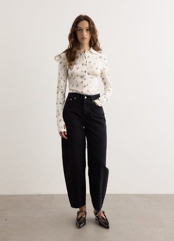 Rigid Denim Stary Jeans