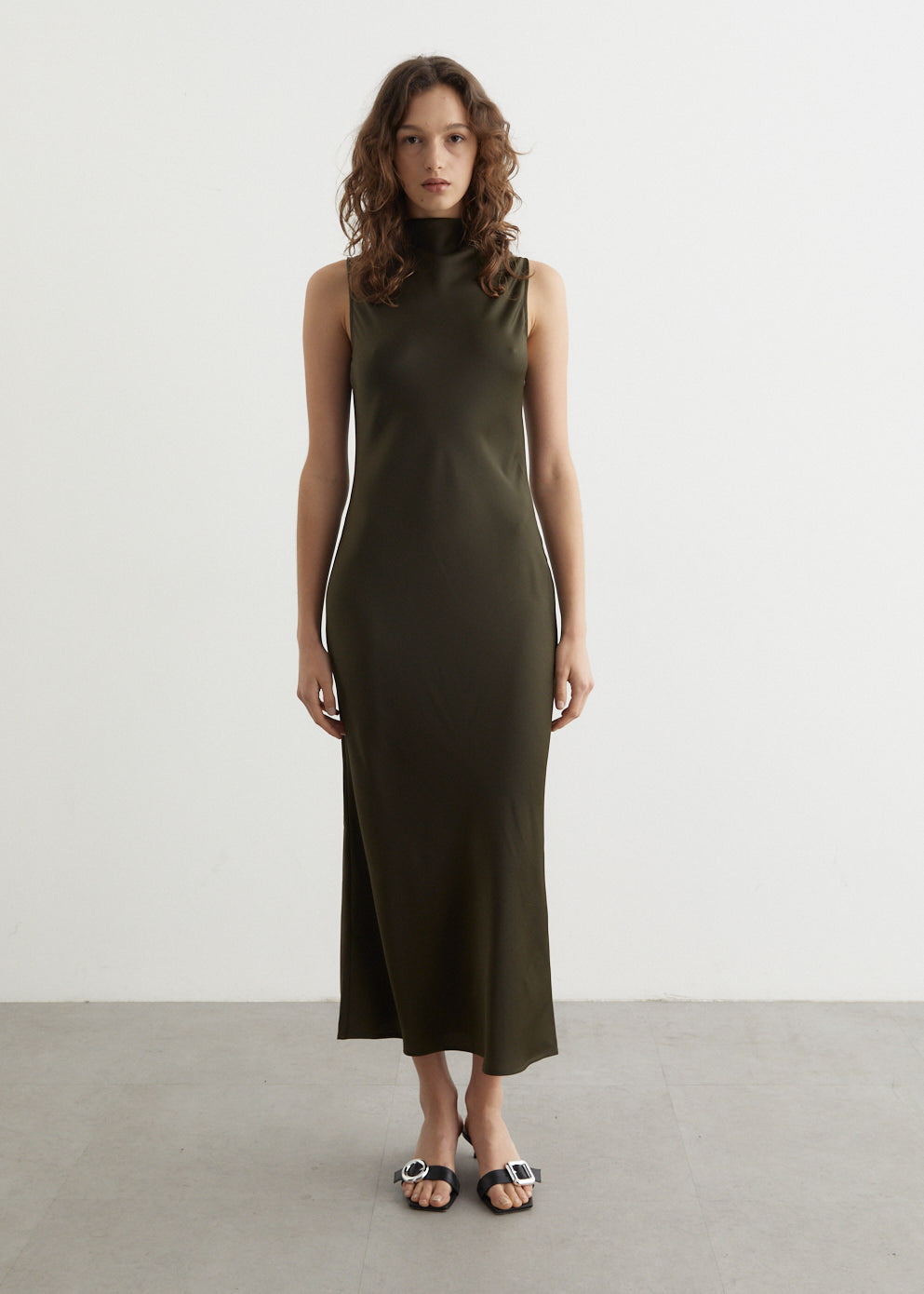 Infinity Cowl Neck Dress