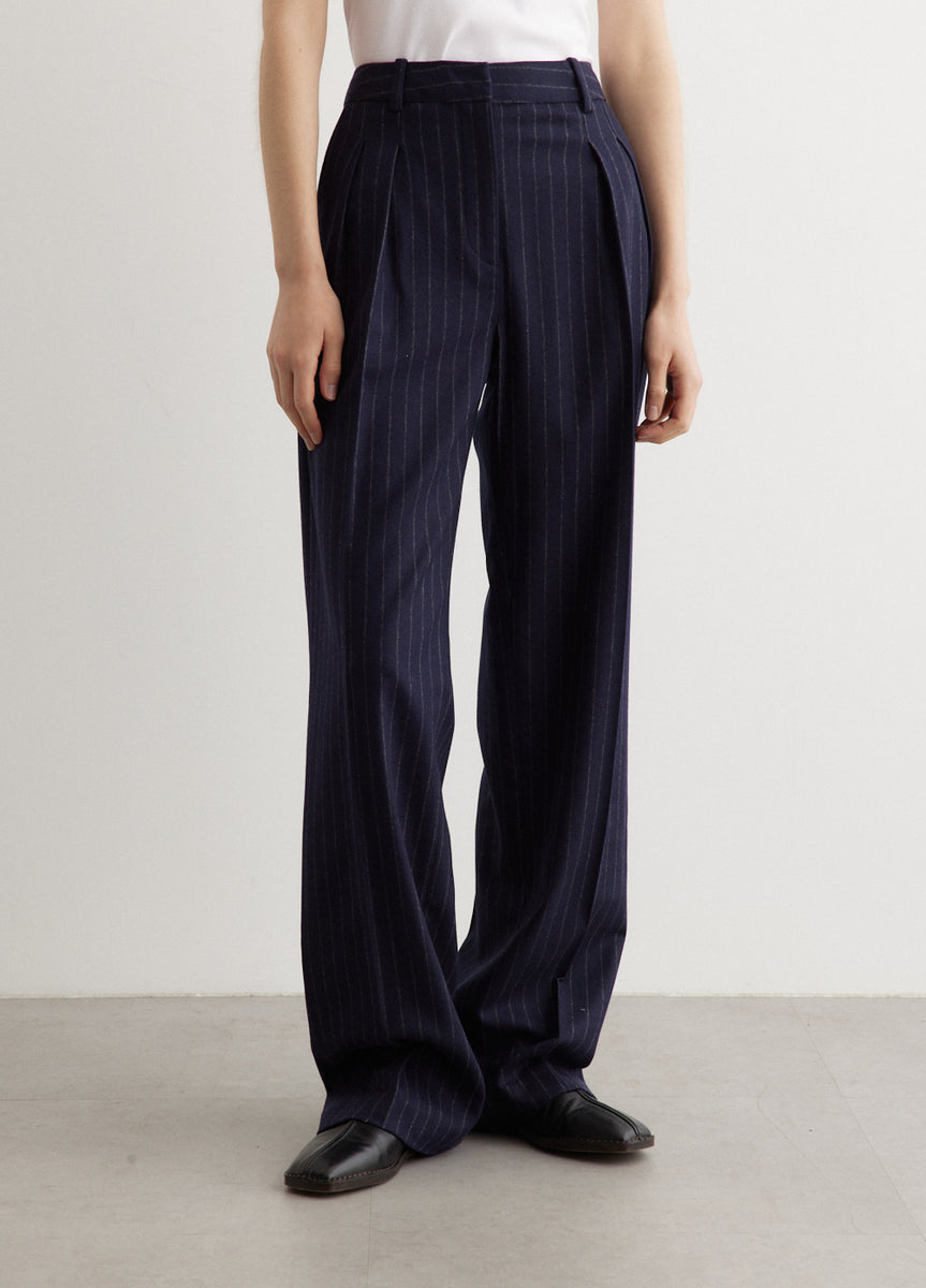 ボトムス House on the hill / Navy Stripe Pants 90 Pants (Navy Stripe) | House on the Hill