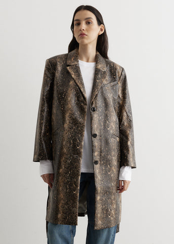 Snake Belt Coat