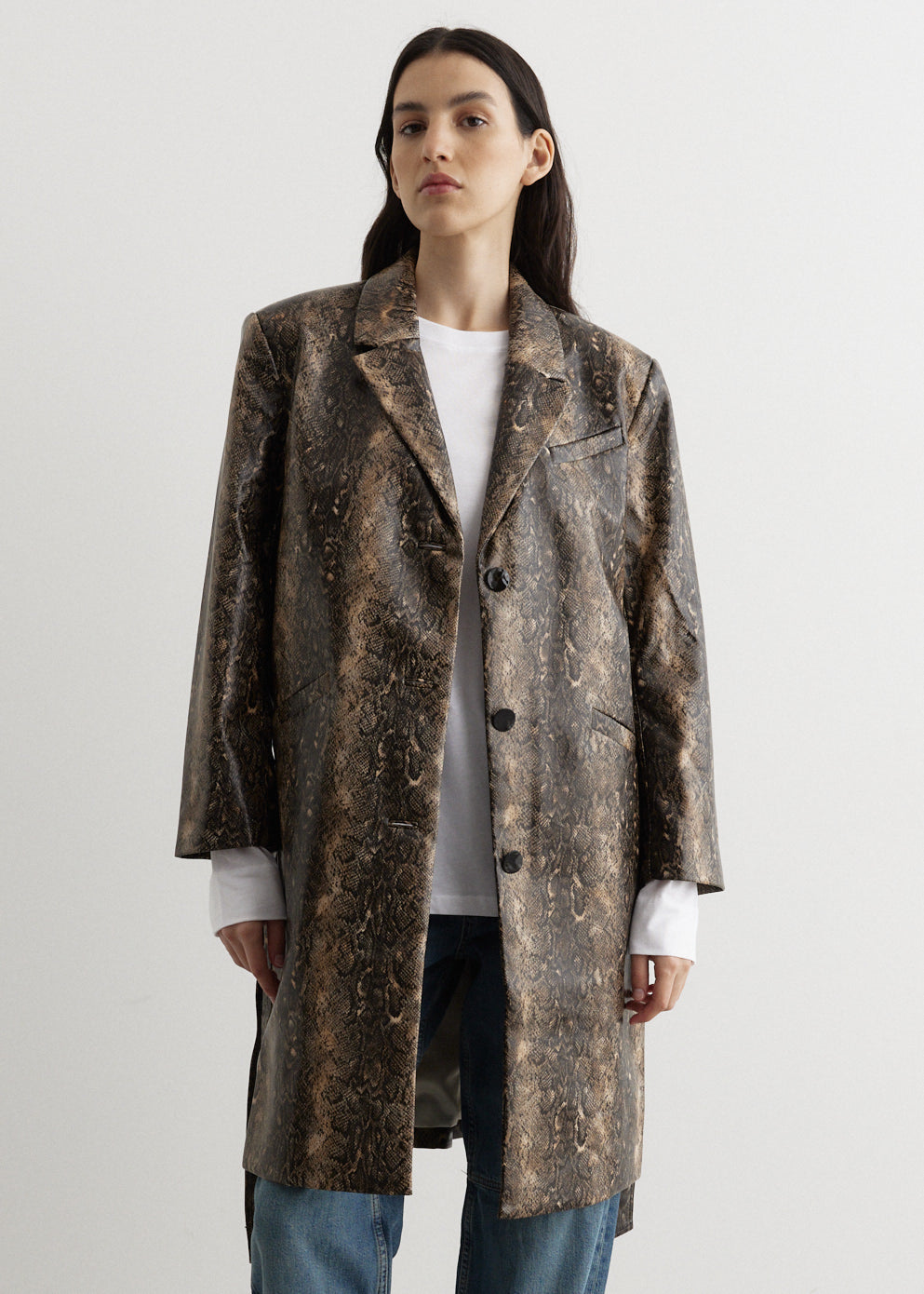 Snake Belt Coat