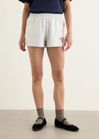 Nautical Embroidered Disco Shorts