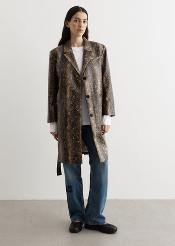 Snake Belt Coat