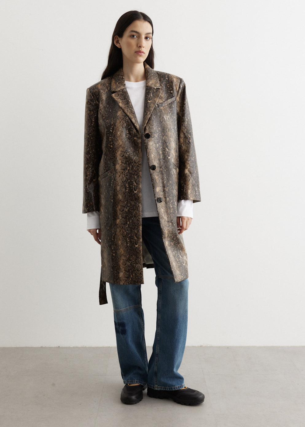 Snake Belt Coat